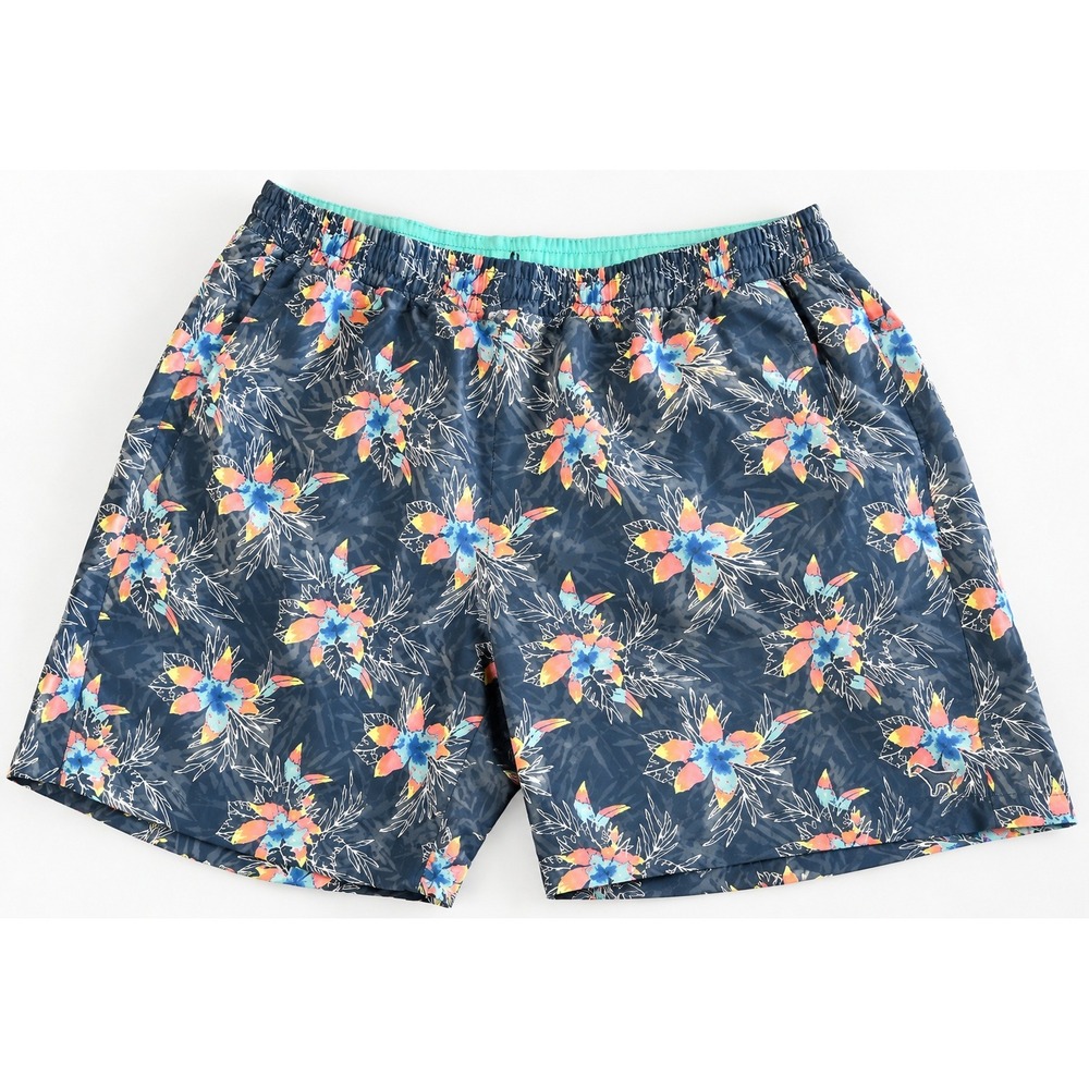 Birddogs Tropical Floral Hybrid Lined Shorts Mens Large Beach Golf Preppy